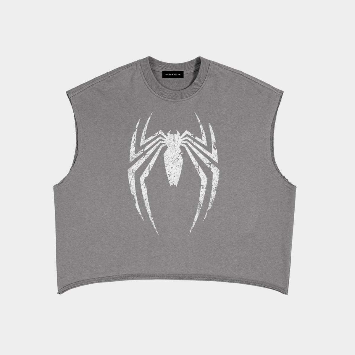Cropped Spider Tank Top