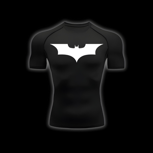 Batman Short Sleeve Compression Shirt | Set - SuperSuits