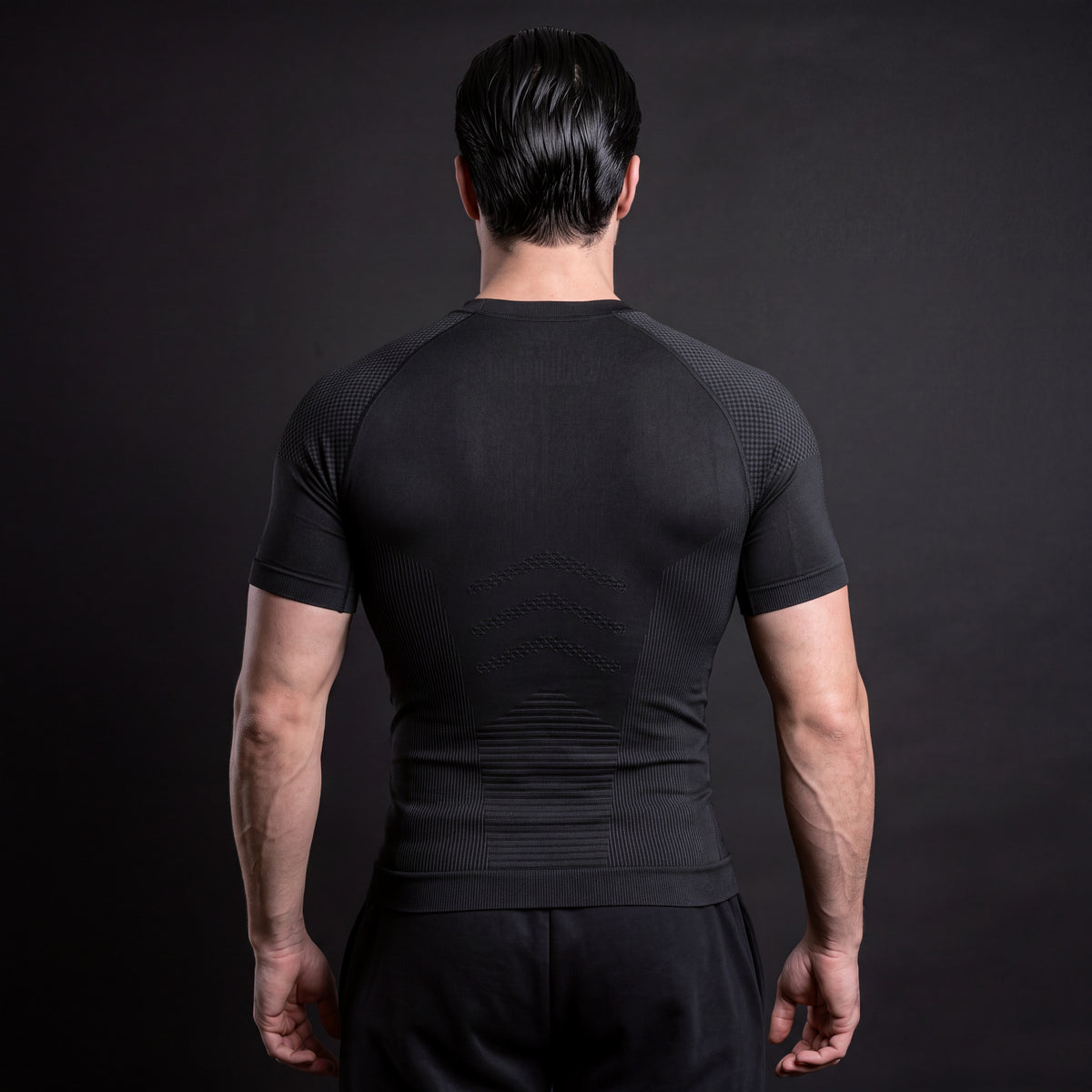 Knight compression shirt Black - back