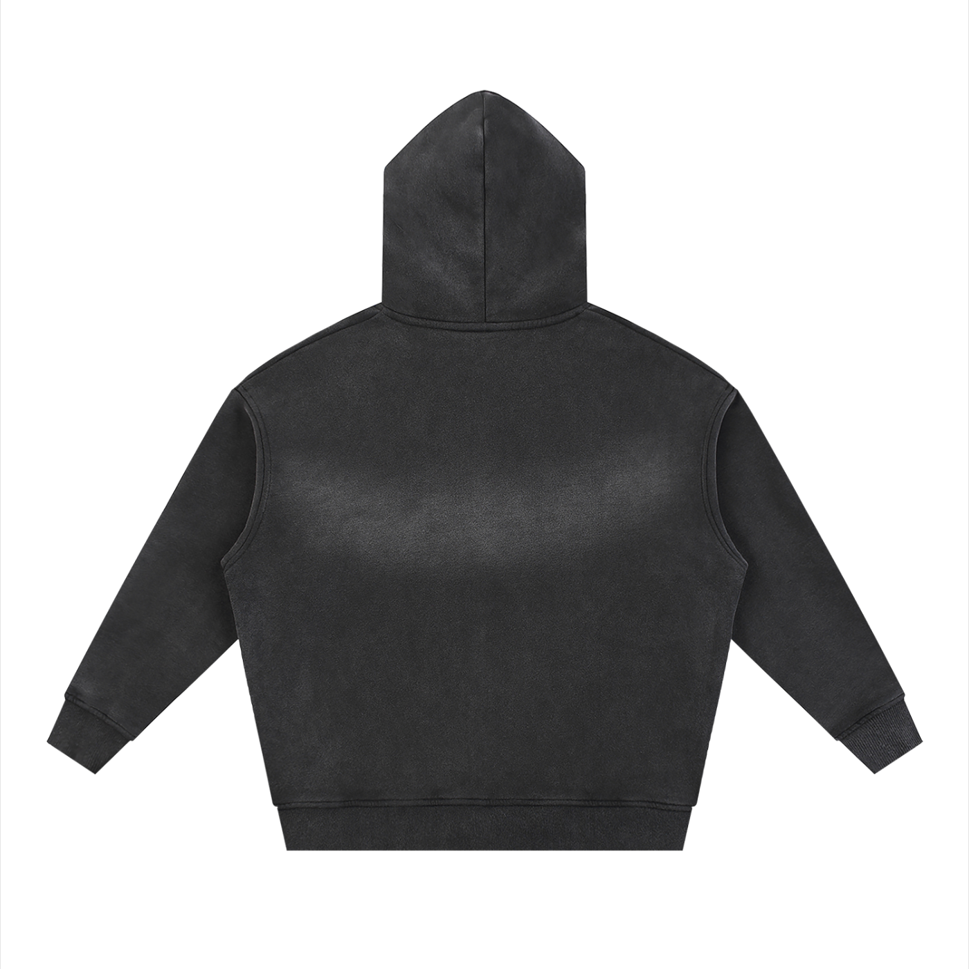 Sunfade Zip-Up Boxy Hoodie