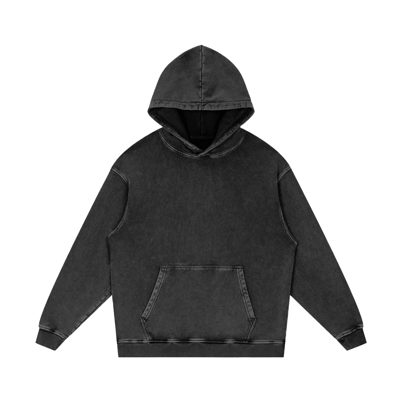 Spider Snow Washed Oversized Hoodie