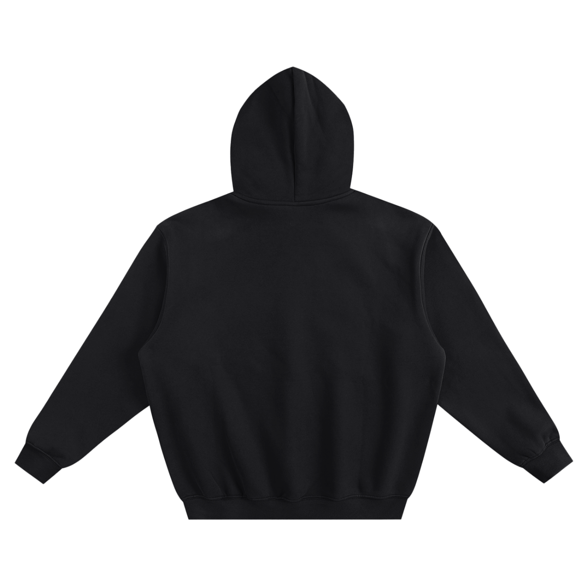 Skull Fleeced Boxy Hoodie