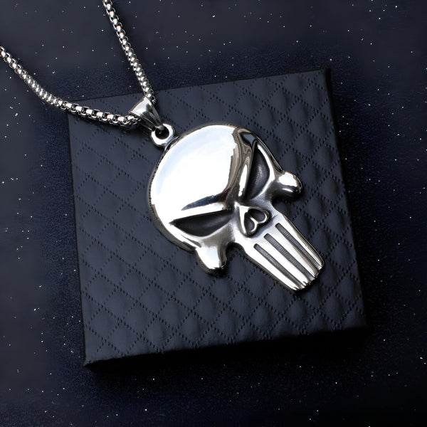 The punisher necklace clearance