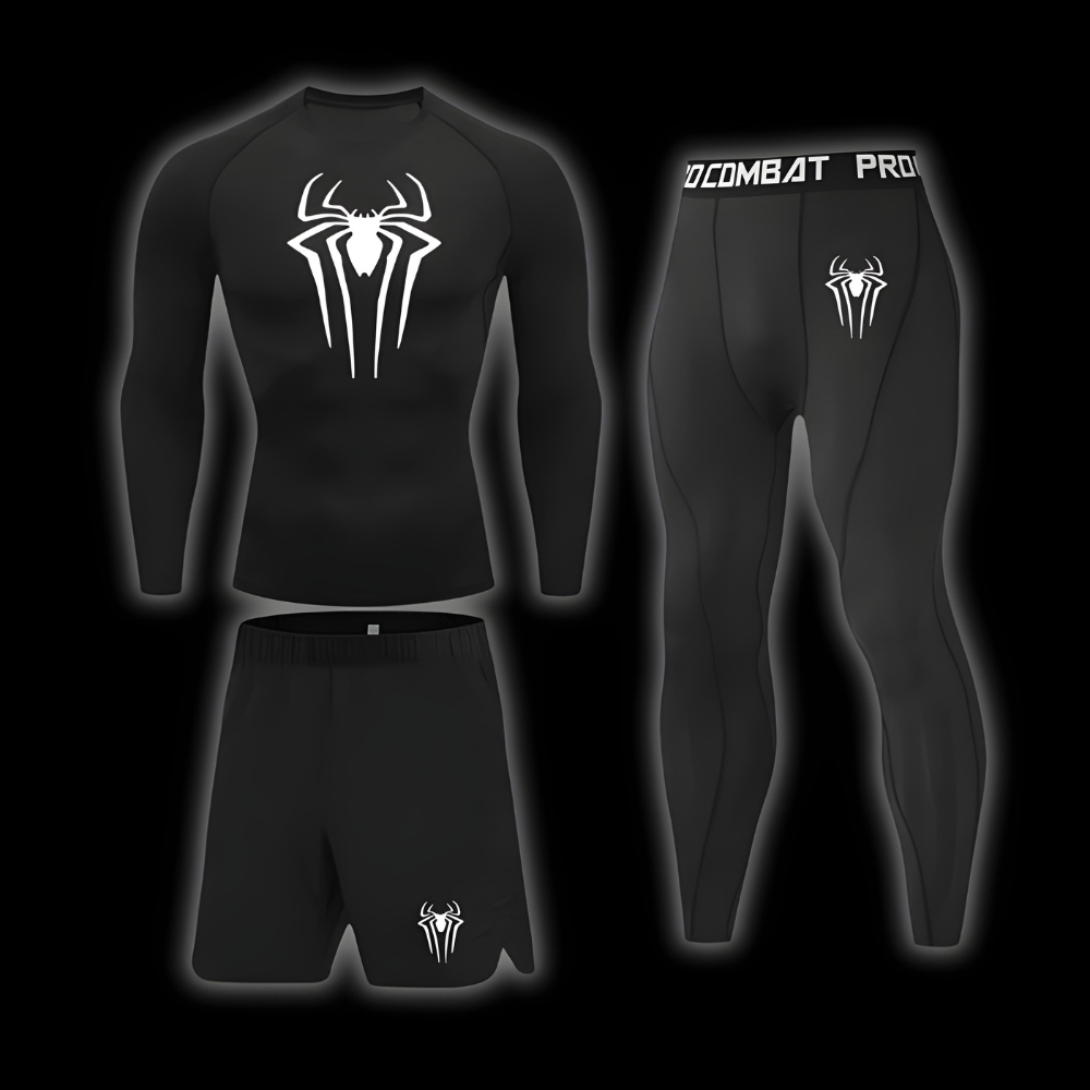 Spiderman Long Sleeve Compression Shirt | Set - SuperSuits