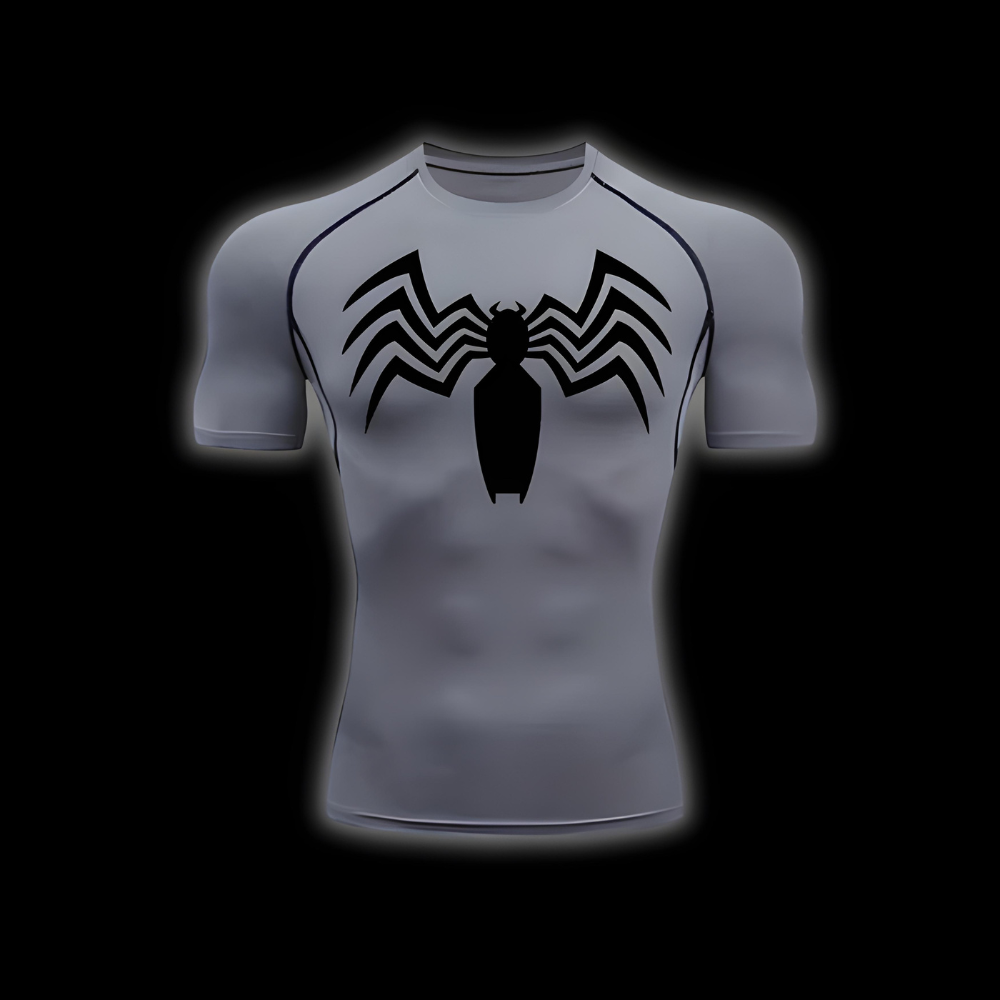 Spider Short Sleeve Compression Shirt - SuperSuits