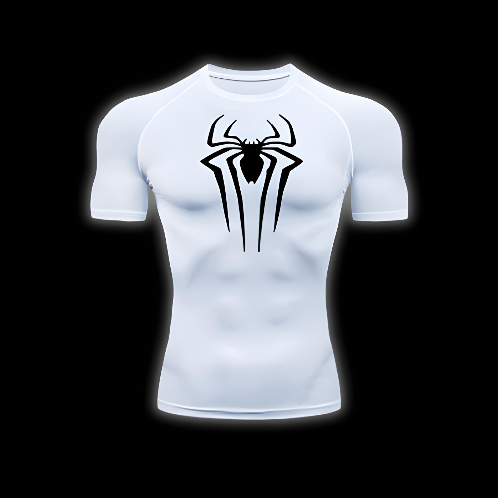 Spider Short Sleeve Compression Shirt | Set - SuperSuits