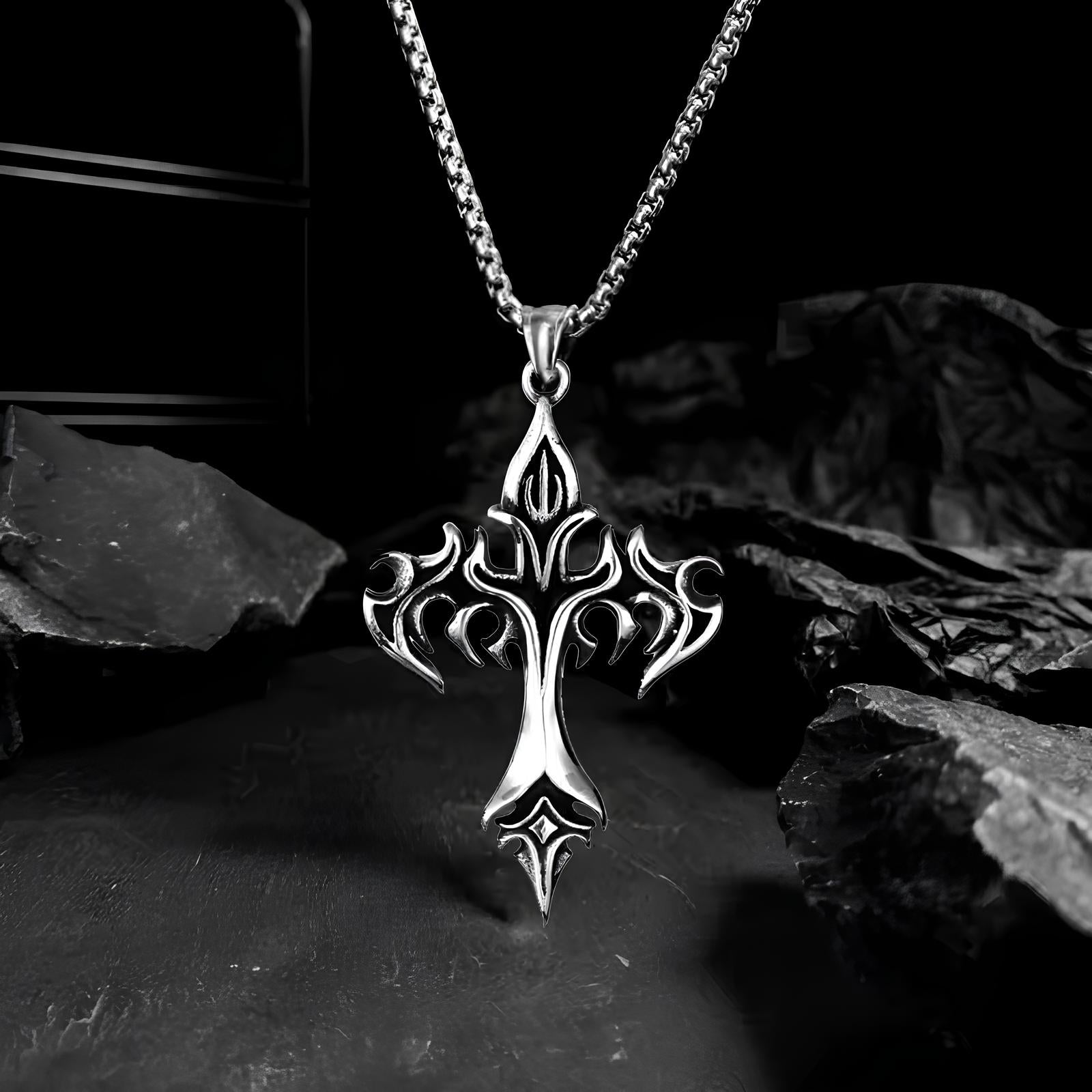 Gothic Cross Necklace