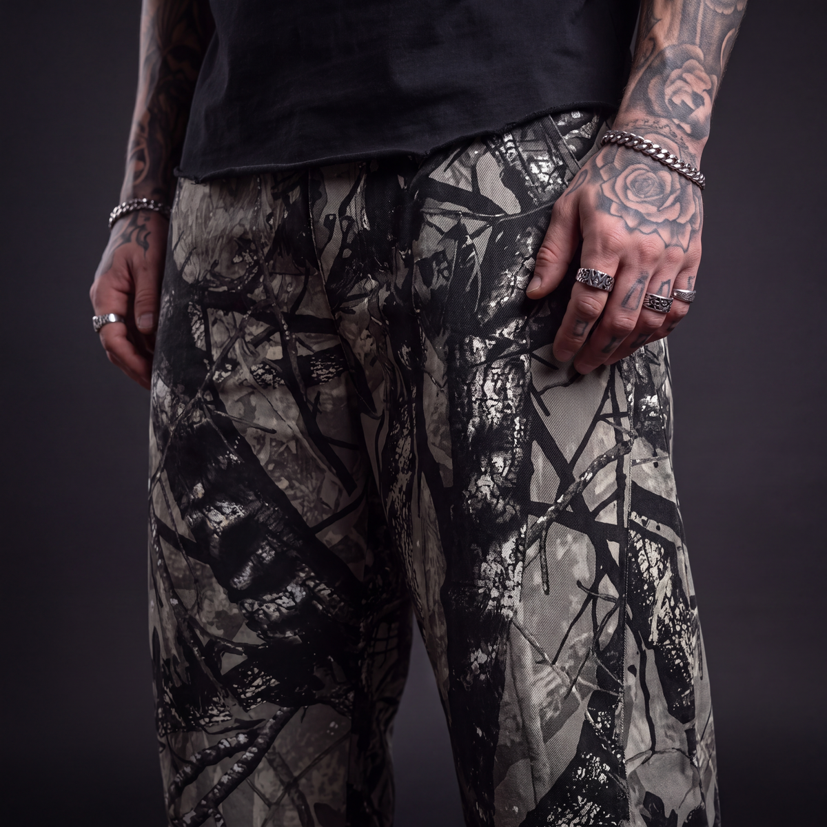 Camo Barrel Pants