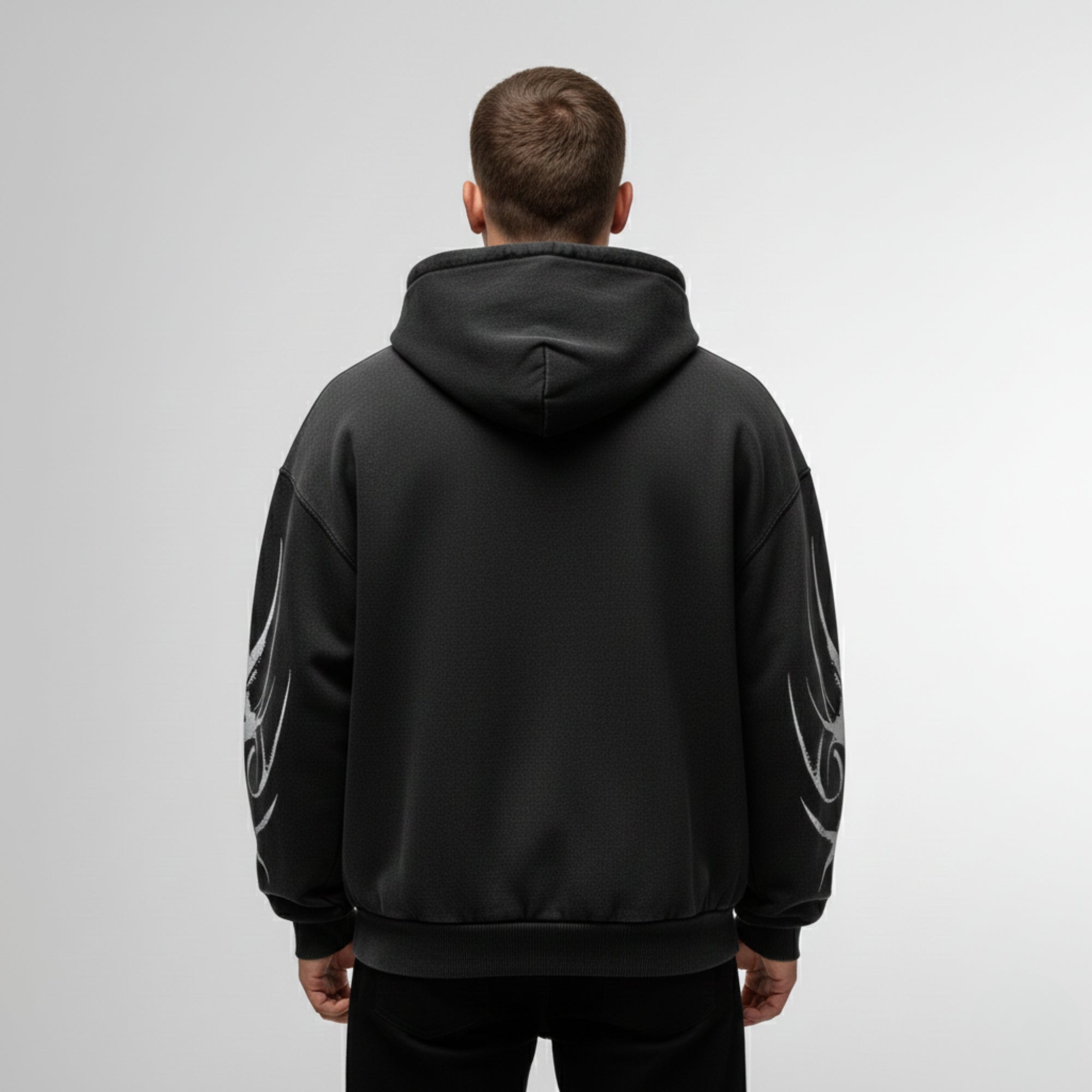 TRIBAL ZIP-UP ACID HOODIE