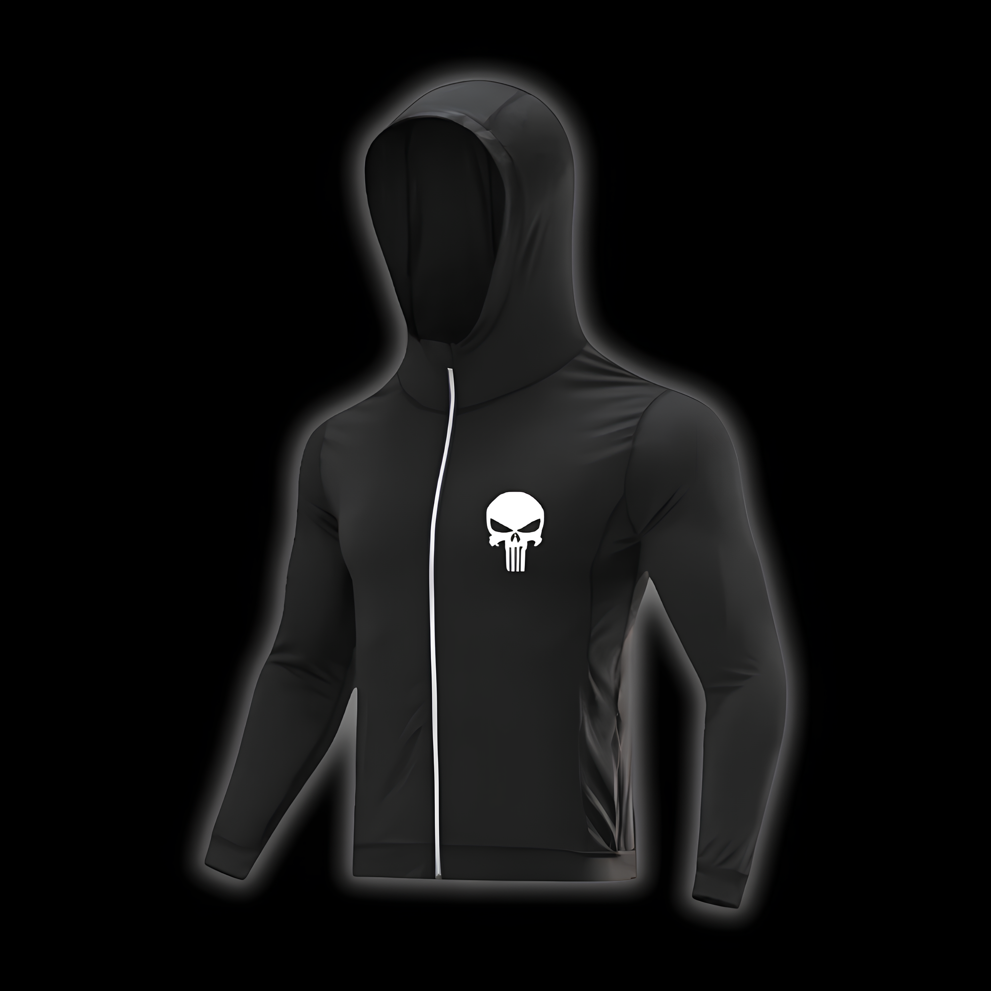 Skull Compression Hoodie - SuperSuits