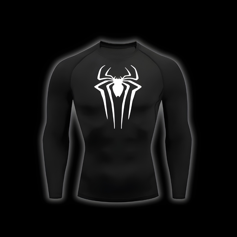 Spider Long Sleeve Compression Shirt | Set - SuperSuits