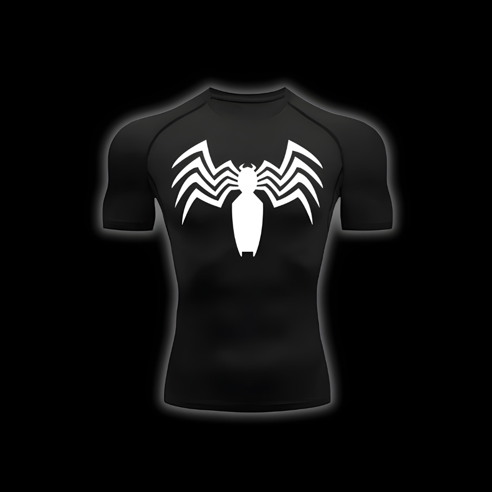 Spider Short Sleeve Compression Shirt - SuperSuits